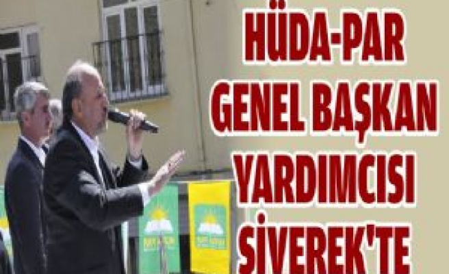 Hüda-Par Genel Başkan Yardımcısı Siverek'te