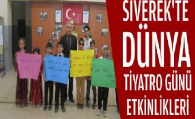 Siverek'te Dünya Tiyatro Günü Etkinlikleri