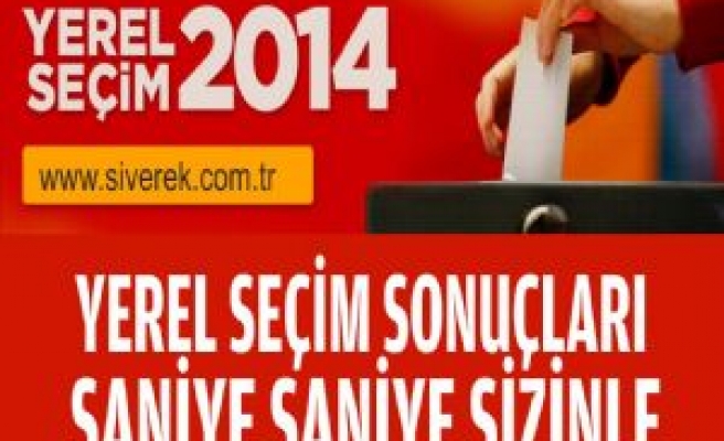 YEREL SEÇİM SONUÇLARI SANİYE SANİYE SİZİNLE