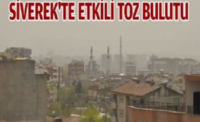 Siverek'te Etkili Toz Bulutu