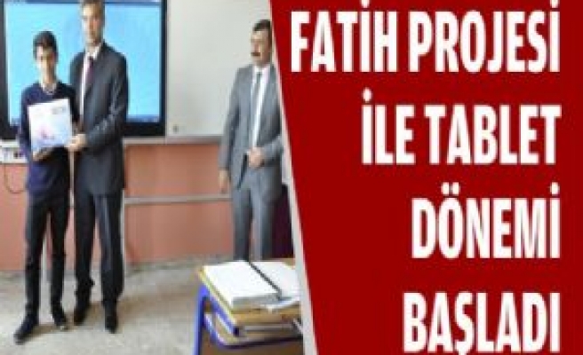 Fatih Projesi İle Tablet Dönemi Başladı