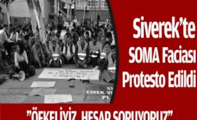 Siverek'te Soma Faciası Eylemi