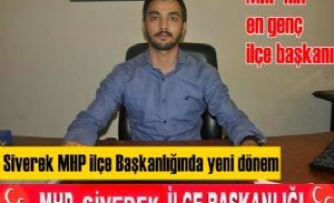 Siverek MHP ilçe Başkanlığında yeni dönem