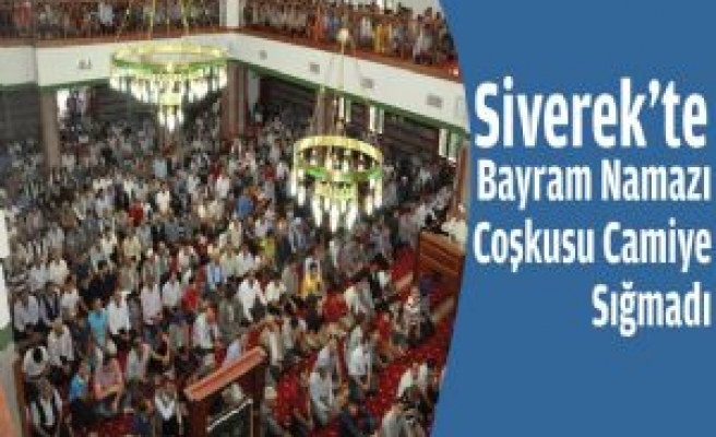 Siverek'te Ramazan Bayramı Namazı