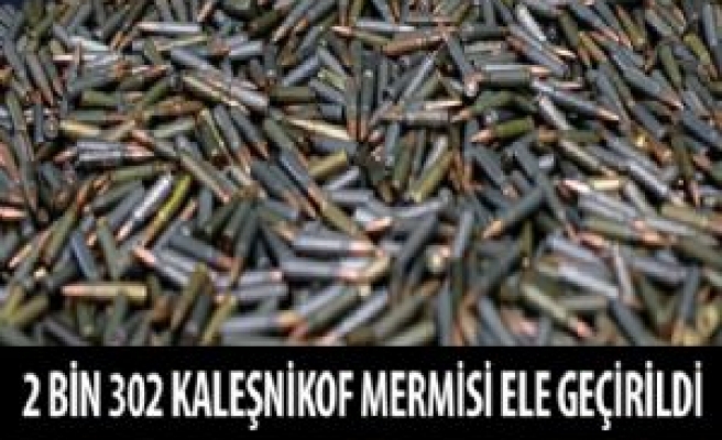 Otomobilde 2 Bin 302 Kaleşnikof Mermisi Ele Geçirildi