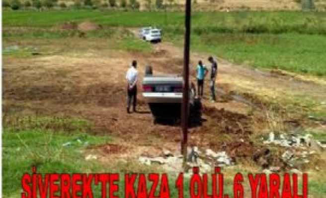 Siverek'te Kaza 1 Ölü, 6 Yaralı