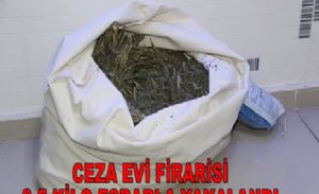 Ceza Evi Firarisi Uyuşturucu İle Yakalandı