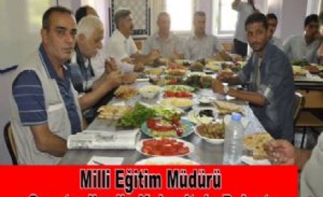 Milli Eğitim Müdürü Gazeteciler İle Kahvaltıda Bir Araya Geldi