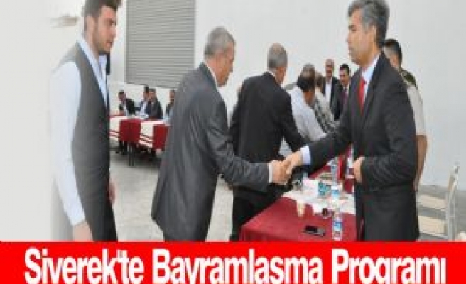 Siverek'te Bayramlaşma Programı