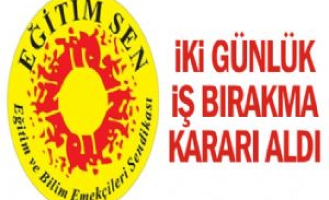 Eğitim-Sen Hükümetin Kobani Tutumu İçin Grev'de