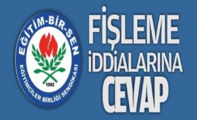 Eğitim-Bir-Sen;Mesnetsiz İftiralara Karşı Sessiz Kalmayacağız