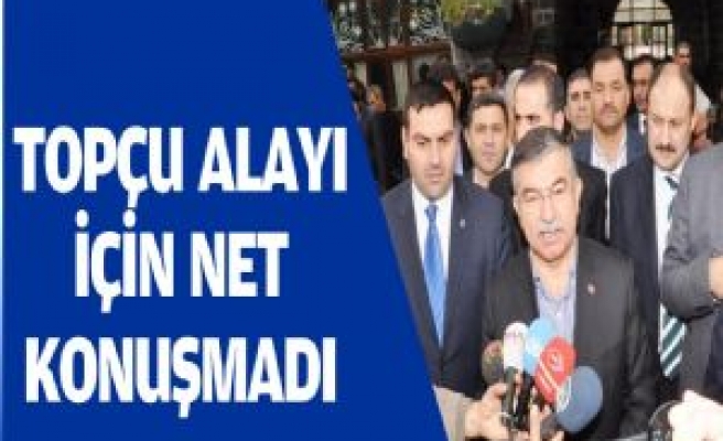 Bakan Yılmaz Topçu Alayı İçin Net Konuşmadı 