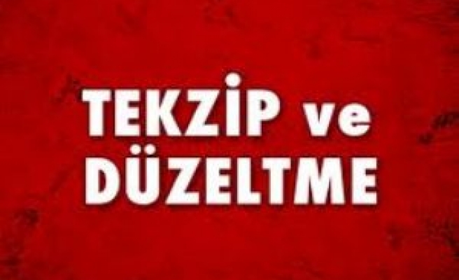 TEKZİP ve Düzeltme