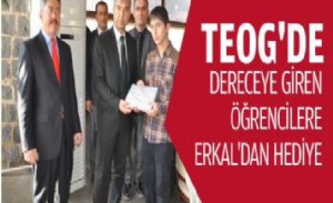TEOG'de Dereceye Giren Öğrencilere Erkal'dan Hediye