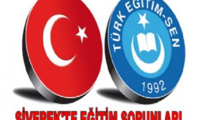 Türk Eğitim Sen Siverek'te Eğitim Sorunlarını Araştırdı.