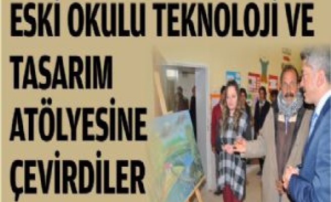 Eski Okulu Tasarım Atölyesine Çevirdiler