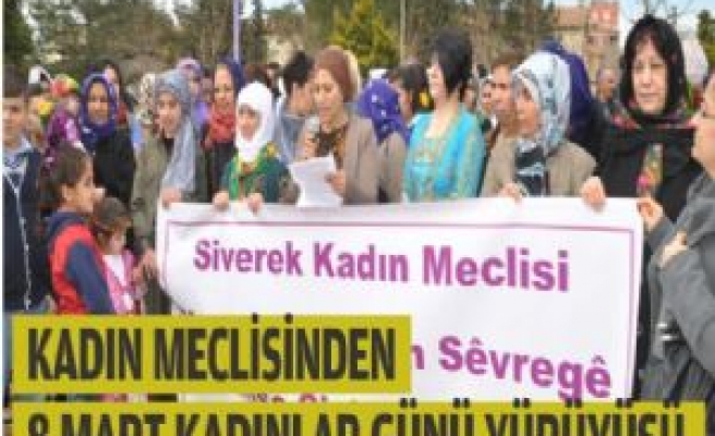 Kadın Meclisinden 8 Mart Kadınlar Günü Yürüyüşü