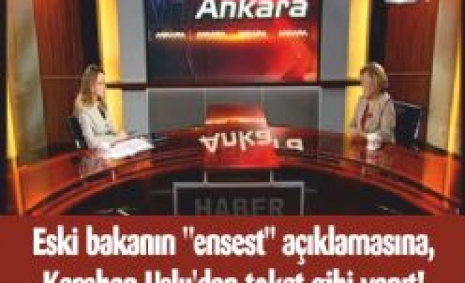 Eski bakanın 'ensest' açıklamasına, Karahan Uslu'dan tokat gibi yanıt!