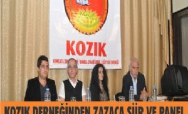 KOZIK DERNEĞİNDEN ZAZACA ŞİİR VE PANEL