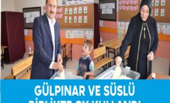 GÜLPINAR VE SÜSLÜ OY'UNU KULLANDI