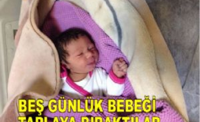 Tarlada 5 Günlük Bebek Bulundu