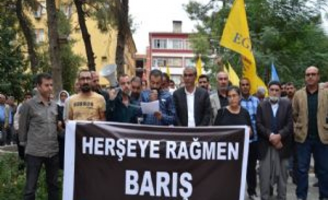 Siverek'te Kesk Bileşenlerinden Ankara Protestosu
