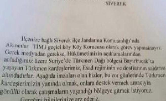 Siverek'li Korucular Bayır Bucak'a Gitmek İstiyor.