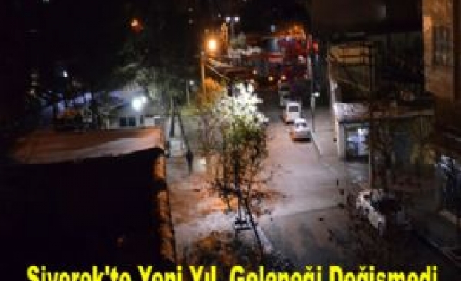 Siverek'liler Yeni Yıla Silah Sıkarak Girdi