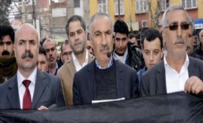 Siverek Hdp'den Cizre, Sur ve Silopi Protestosu 