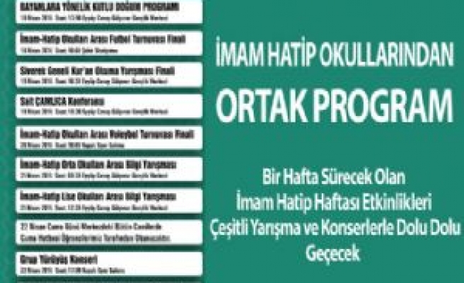 Siverek'te İmam Hatip Okullarından Dev Kutlama Programı