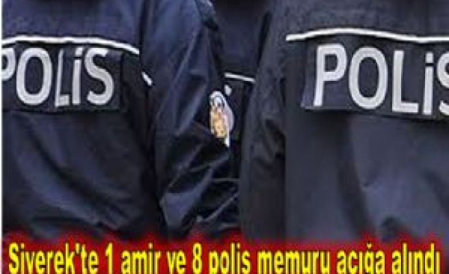 Siverek'te 1 Emniyet Amiri 8 Polis Memuru Açığa Alındı