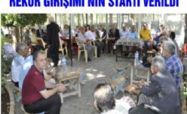 Rekor Girişiminin Startı Verildi