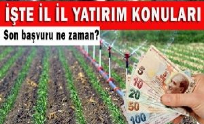 Tarım Bakanlığı'ndan yatırımcıya 2 milyon hibe!