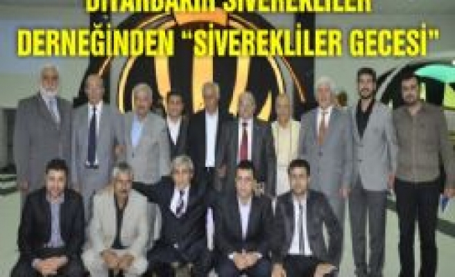 Siverekliler, Dayanışma Gecesinde Bir Araya Geldi