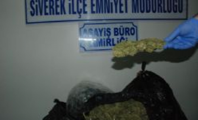 Siverek'te Yolcu Minibüsünde 55 Kilo Esrar Maddesi Ele Geçirildi