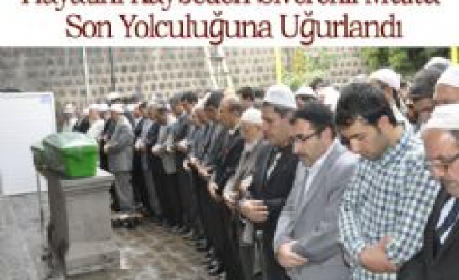Hayatını Kaybeden Siverekli Müftü Son Yolculuğuna Uğurlandı
