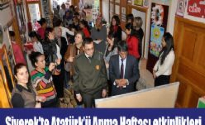 Siverek'te Atatürk'ü Anma Haftası etkinlikleri