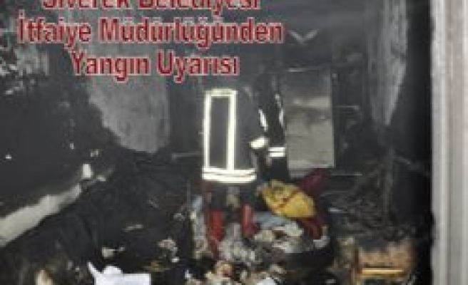 Siverek İtfaiye Müdürülüğü: Kış Aylarında Yangınlara Karşı Uyardı