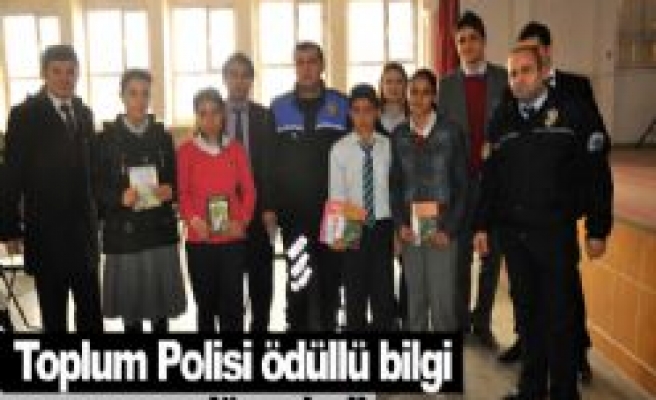 Toplum Destekli Polisi'nden Ödüllü Bilgi Yarışması