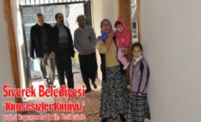 Siverek'te 16 aile yeni yılı yeni evlerinde karşılayacak 