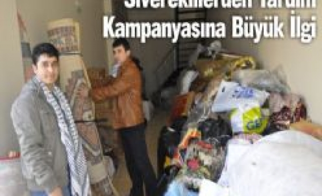 Sivereklilerden Yardım Kampanyasına Büyük İlgi 