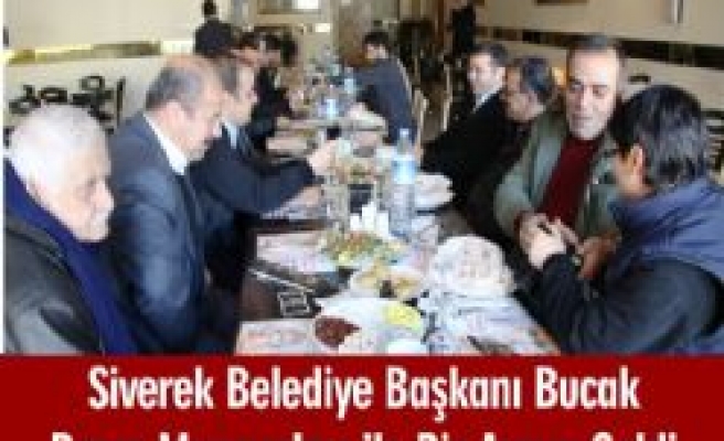 Belediye Başkanı Bucak, Basın Mensupları ile bir araya geldi