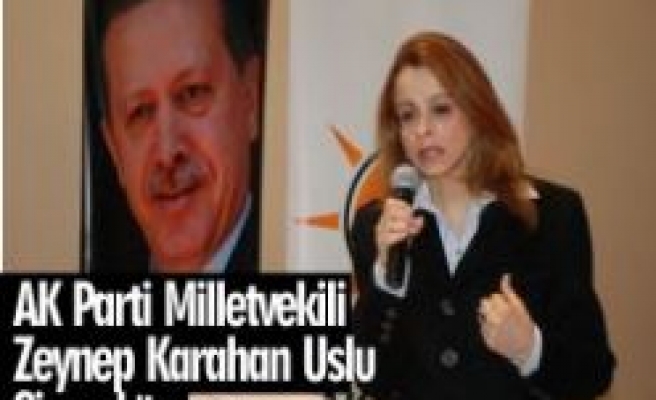 AK Parti Milletvekili Zeynep Karahan Uslu Siverek'te