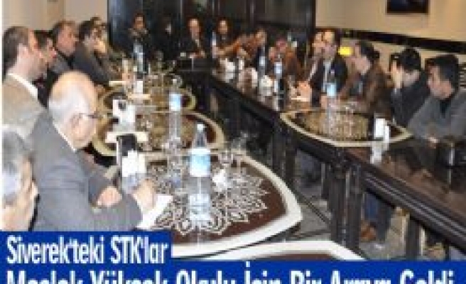 Siverek'te STK'lar 2013 Yatırım Programına Tepkili 