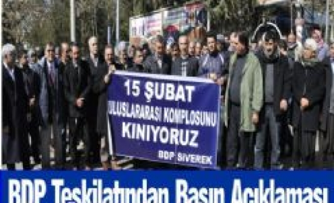 BDP Teşkilatından Basın Açıklaması