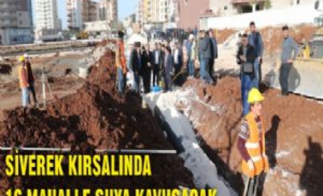 Siverek Kırsalında 16 Mahalle Suya Kavuşacak