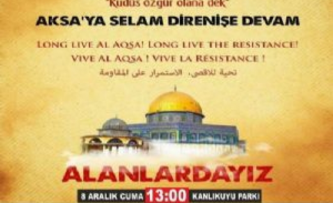 Siverek'te Kudüs için basın açıklaması düzenlenecek