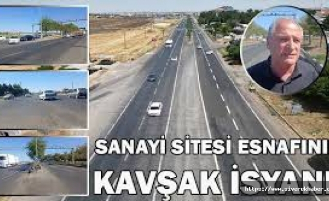 Siverek Oto Sanayi Sitesi esnafının kavşak isyanı!
