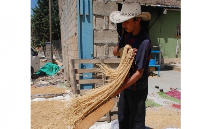 Siverek'te şehriye geleneği: Avlularda kurulan komşuluk ve mutluluk yuvaları