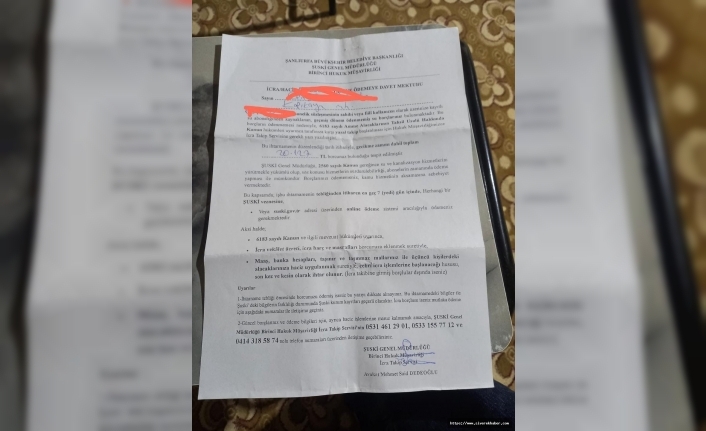 SUSKİ İDDİASI: Köylere Gönderilen “İcra Kağıtları” Tepki Çekti